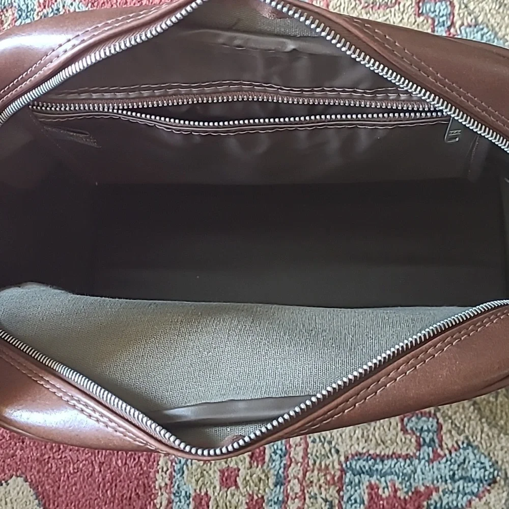 VINTAGE STRIPE CROSSBODY MESSENGER BAG